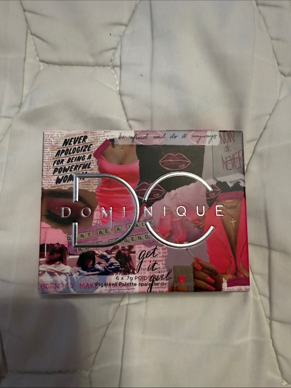 Dominique Pink Collage Eyeshadow Palette